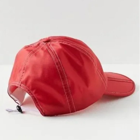 Free People Movement On The Run Packable Baseball Cap Red  NWOT Free people FP Movement On The Run Packable Baseball Cap